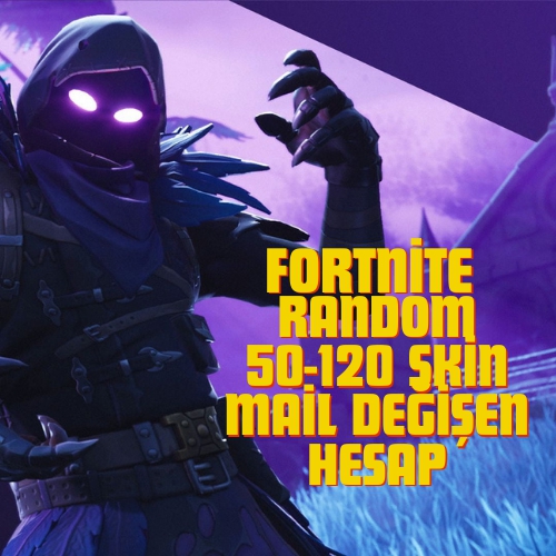  FORTNİTE 50-300 SKİN VİP+ RANDOM HESAP !